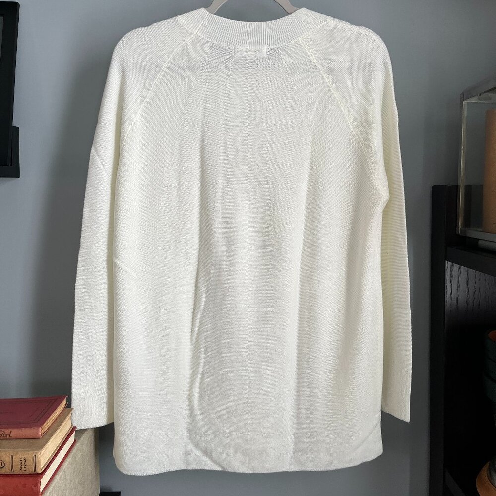 Calvin Klein Tunic Sweater (White) S - Picture 2 of 6